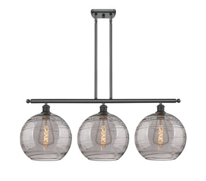 Innovations - 516-3I-BK-G1213-12SM - Three Light Island Pendant - Ballston - Matte Black