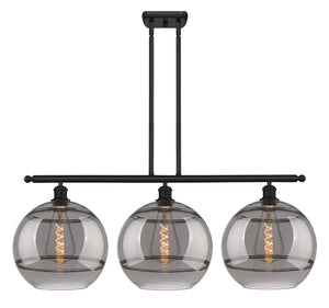 Innovations - 516-3I-BK-G556-12SM - Three Light Island Pendant - Ballston - Matte Black