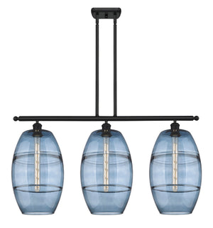 Innovations - 516-3I-BK-G557-10BL - Three Light Island Pendant - Ballston - Matte Black