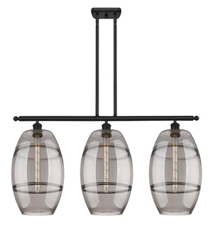 Innovations - 516-3I-BK-G557-10SM - Three Light Island Pendant - Ballston - Matte Black