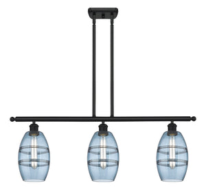 Innovations - 516-3I-BK-G557-6BL - Three Light Island Pendant - Ballston - Matte Black