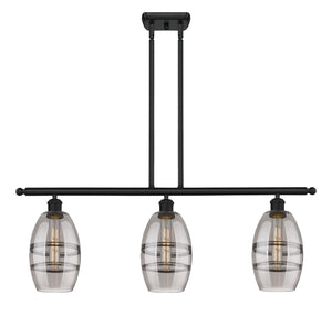 Innovations - 516-3I-BK-G557-6SM - Three Light Island Pendant - Ballston - Matte Black