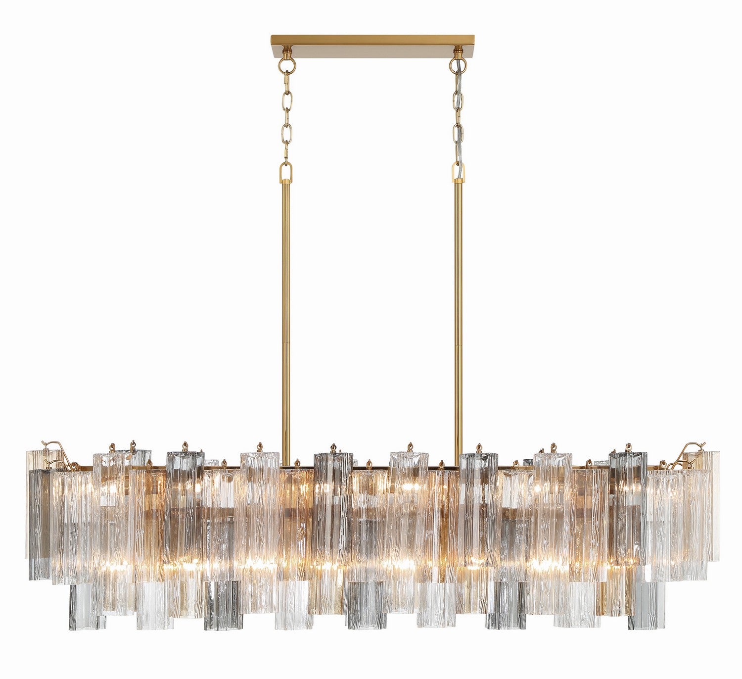 Crystorama - ADD-317-AG-AU - 14 Light Chandelier - Addis - Aged Brass