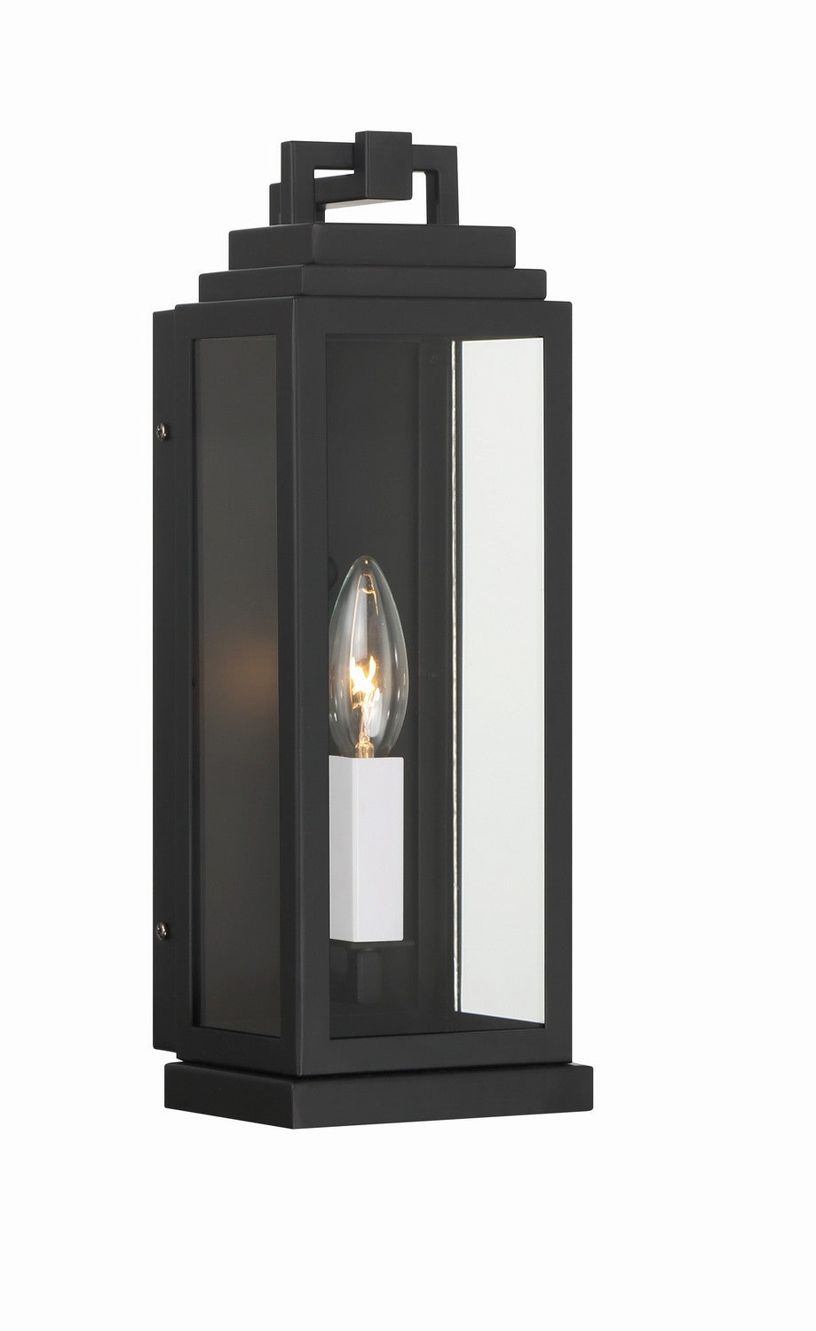 Crystorama - ASP-8911-MK - One Light Outdoor Wall Sconce - Aspen - Matte Black