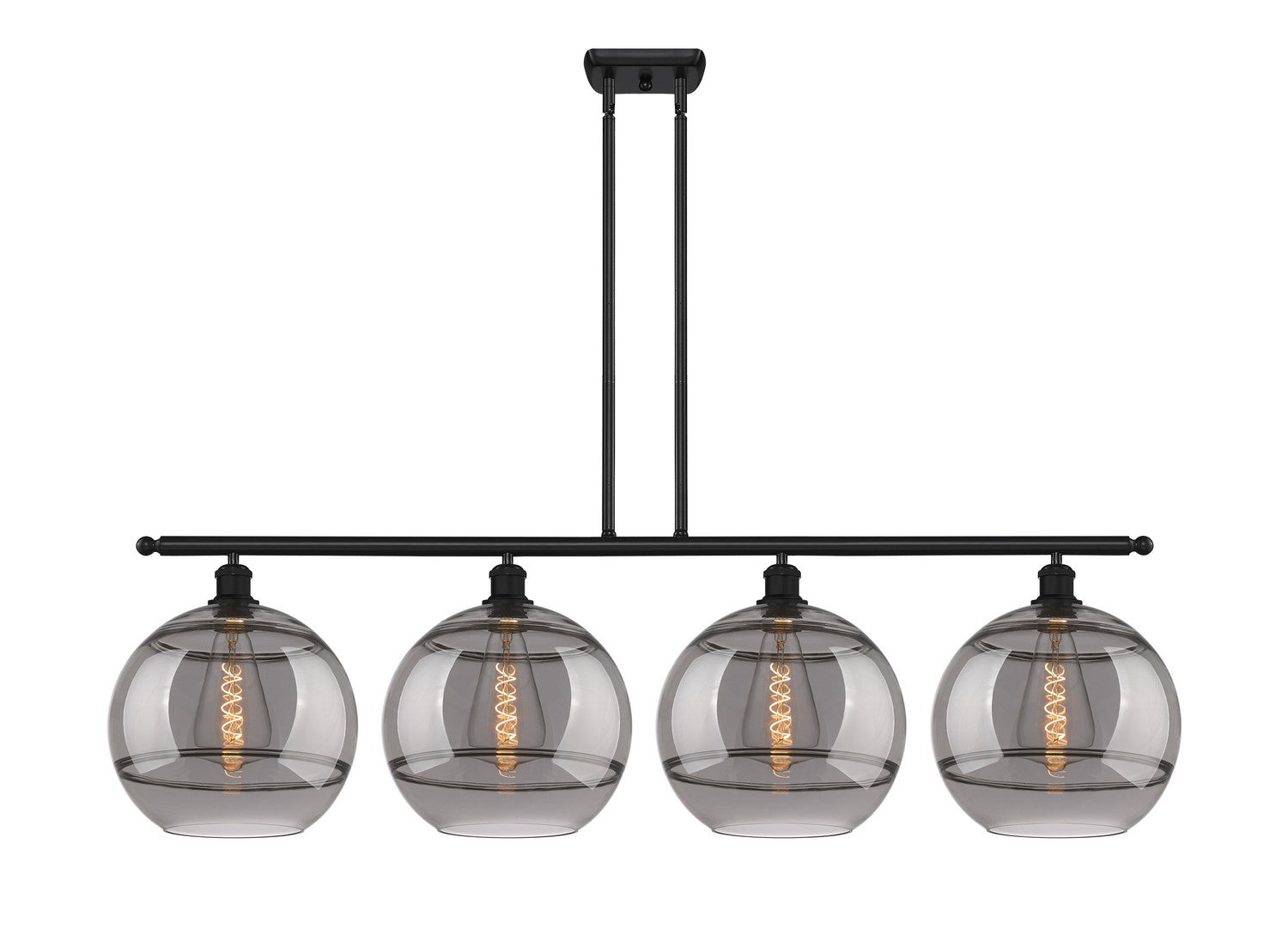 Innovations - 516-4I-BK-G556-12SM - Four Light Island Pendant - Ballston - Matte Black