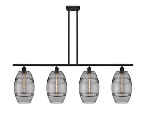 Innovations - 516-4I-BK-G557-8SM - Four Light Island Pendant - Ballston - Matte Black