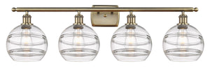 Innovations - 516-4W-AB-G556-8CL - Four Light Bath Vanity - Ballston - Antique Brass