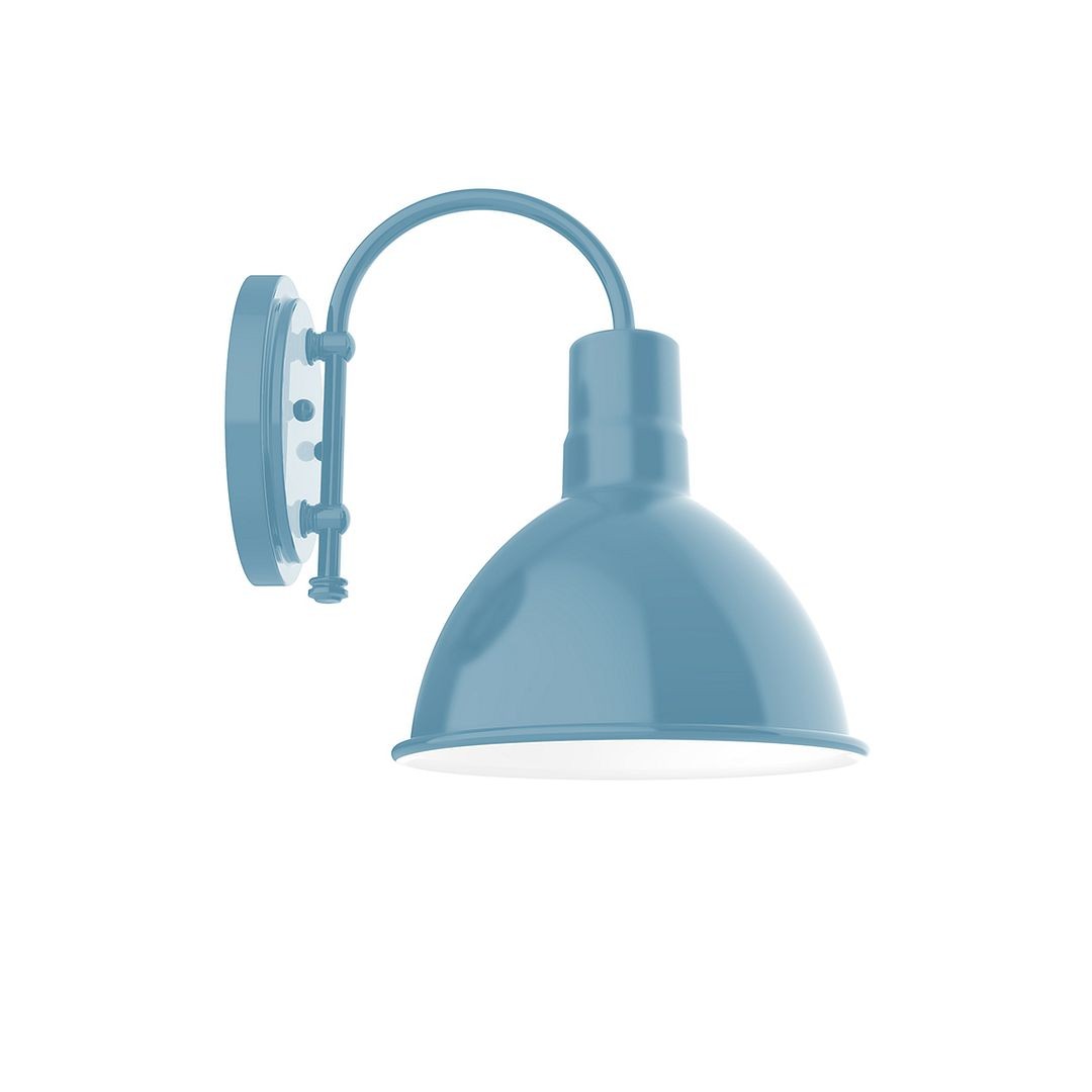 Montclair Light Works - SCC115-54-G05 - One Light Wall Sconce - Deep Bowl - Light Blue