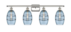 Innovations - 516-4W-PN-G557-6BL - Four Light Bath Vanity - Ballston - Polished Nickel