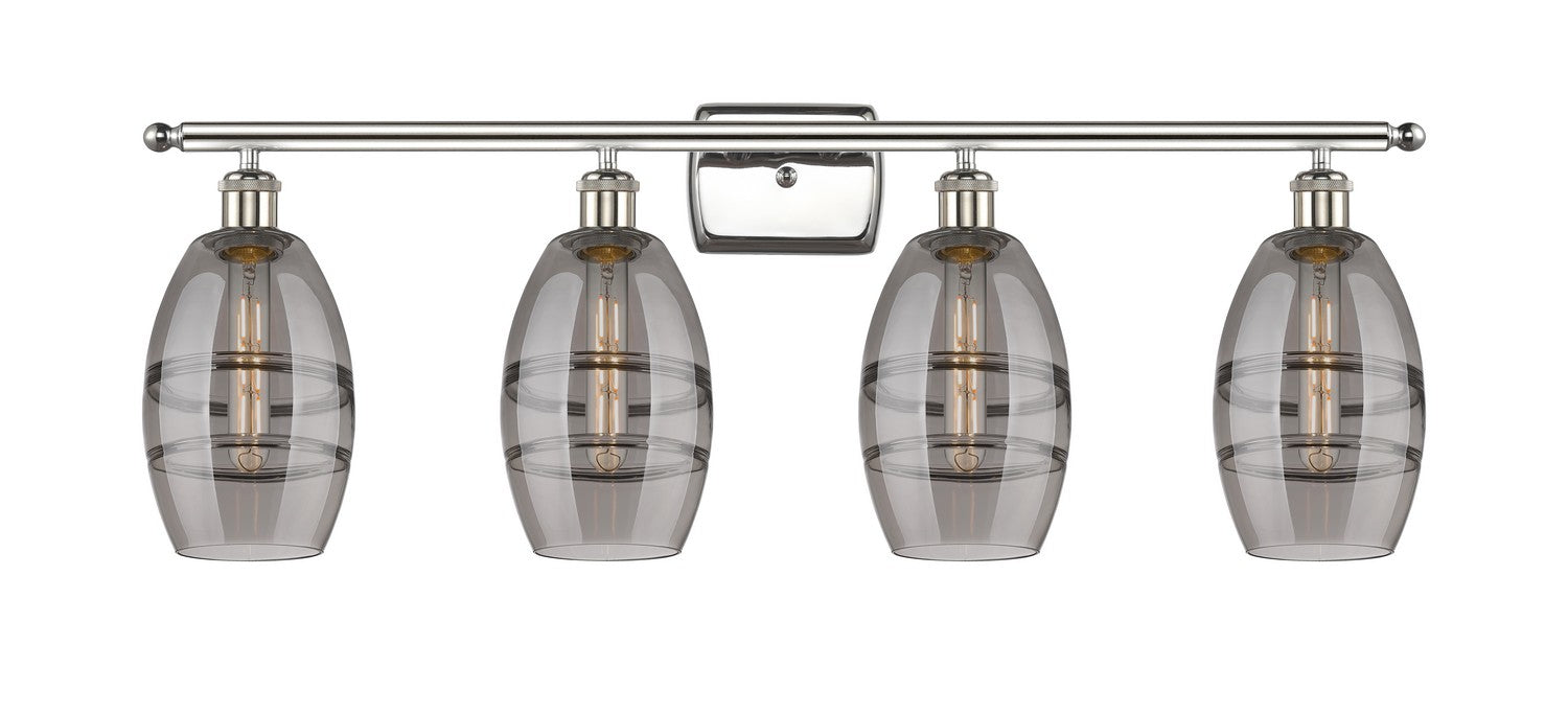 Innovations - 516-4W-PN-G557-6SM - Four Light Bath Vanity - Ballston - Polished Nickel