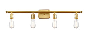 Innovations - 516-4W-SG - Four Light Bath Vanity - Ballston - Satin Gold