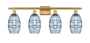 Innovations - 516-4W-SG-G557-6BL - Four Light Bath Vanity - Ballston - Satin Gold