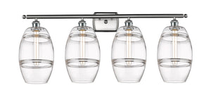 Innovations - 516-4W-SN-G557-8CL - Four Light Bath Vanity - Ballston - Brushed Satin Nickel