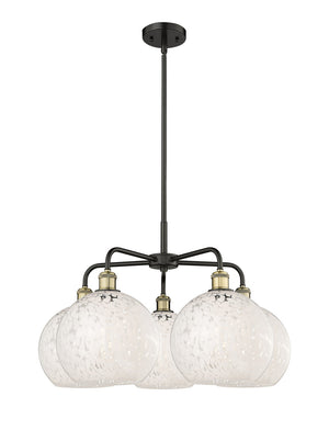 Innovations - 516-5CR-BAB-G1216-10WM - LED Chandelier - Downtown Urban - Black Antique Brass