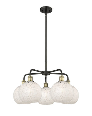 Innovations - 516-5CR-BAB-G1216-8WM - LED Chandelier - Downtown Urban - Black Antique Brass