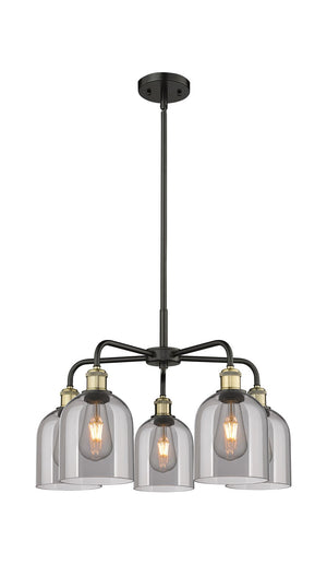 Innovations - 516-5CR-BAB-G558-6SM - Five Light Chandelier - Downtown Urban - Black Antique Brass