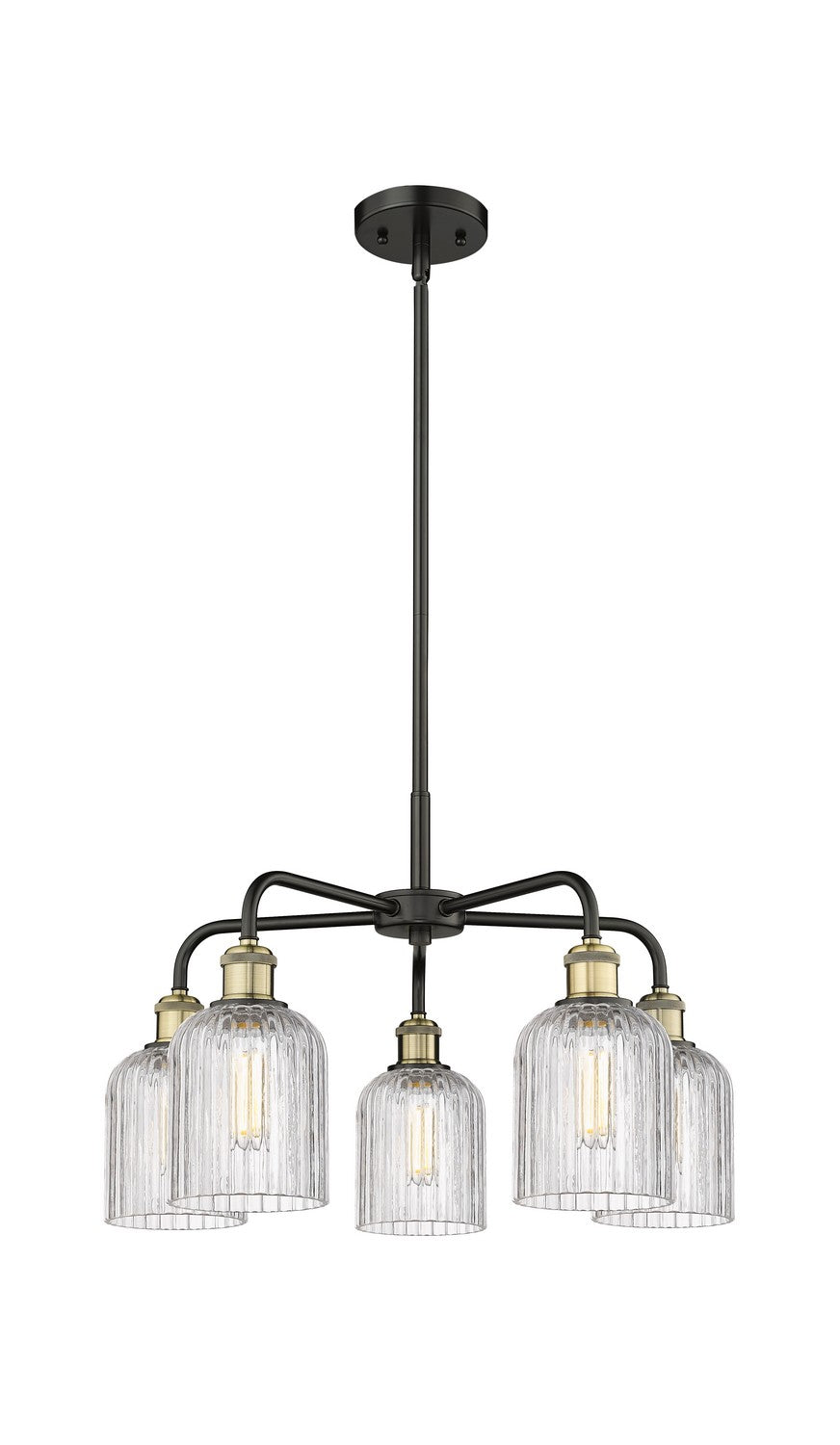 Innovations - 516-5CR-BAB-G559-5CL - Five Light Chandelier - Downtown Urban - Black Antique Brass