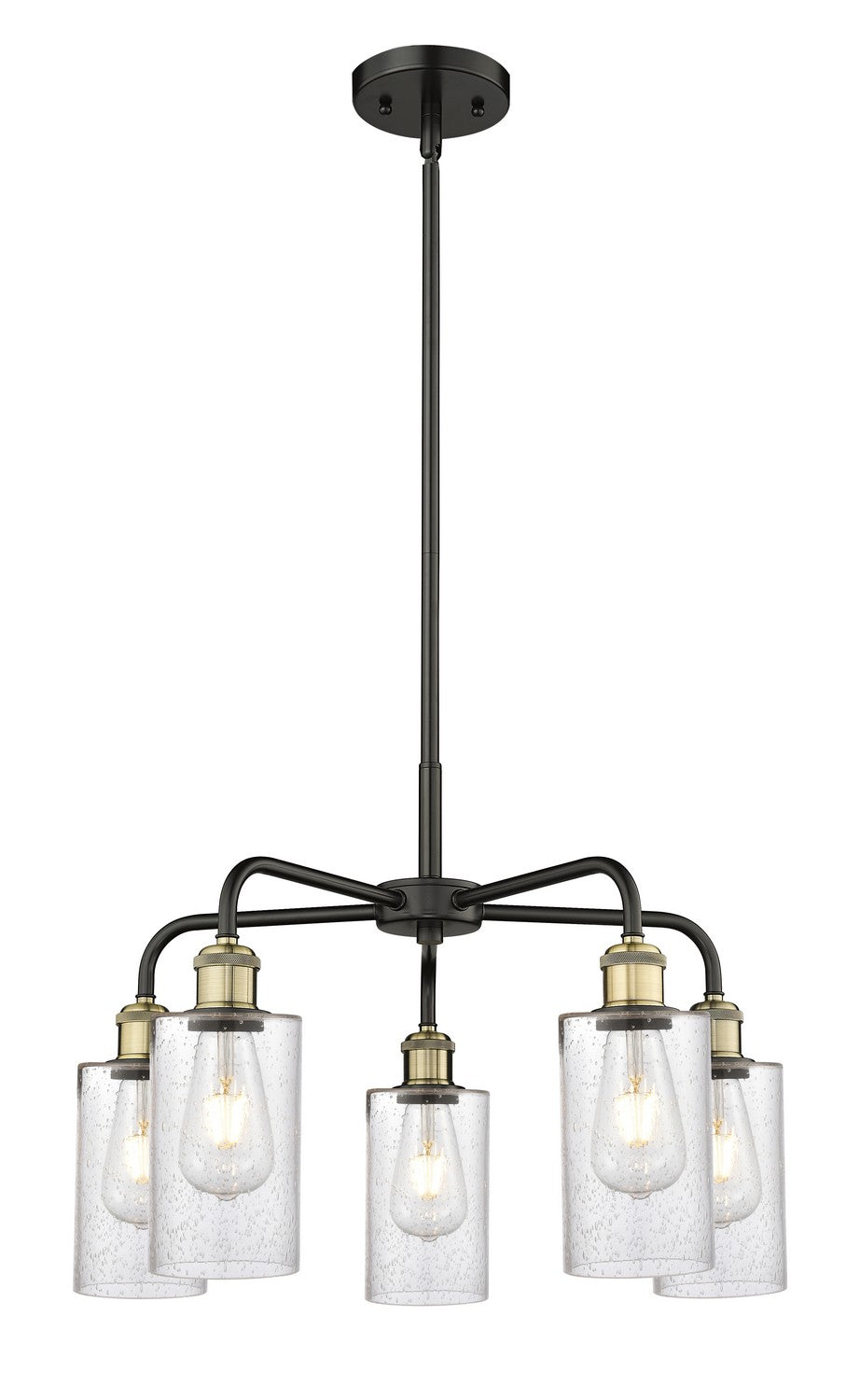 Innovations - 516-5CR-BAB-G804 - Five Light Chandelier - Downtown Urban - Black Antique Brass