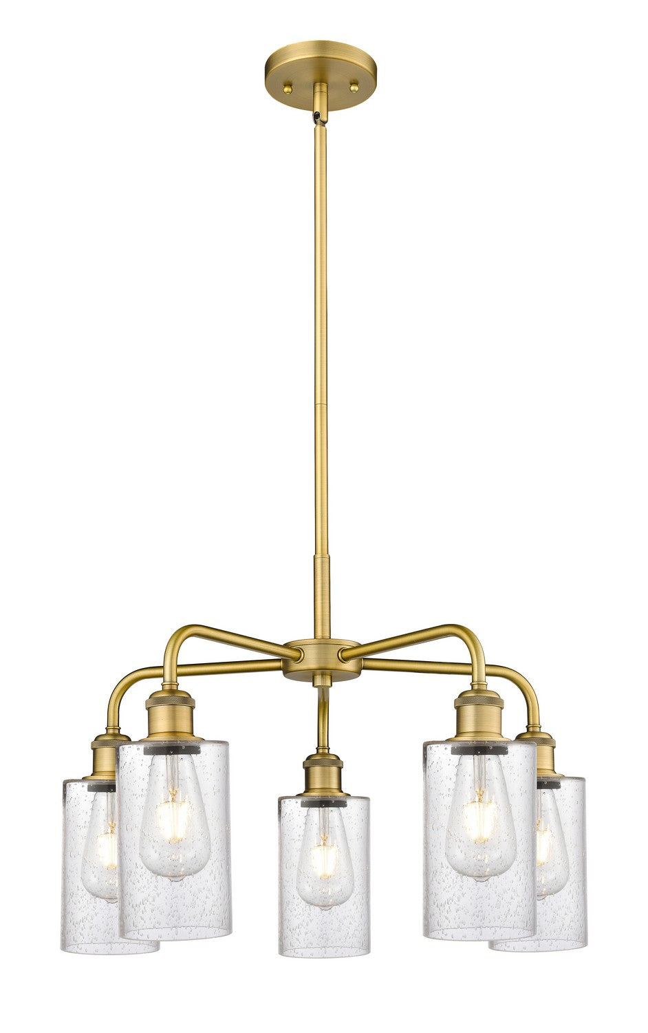 Innovations - 516-5CR-BB-G804 - Five Light Chandelier - Ballston - Brushed Brass