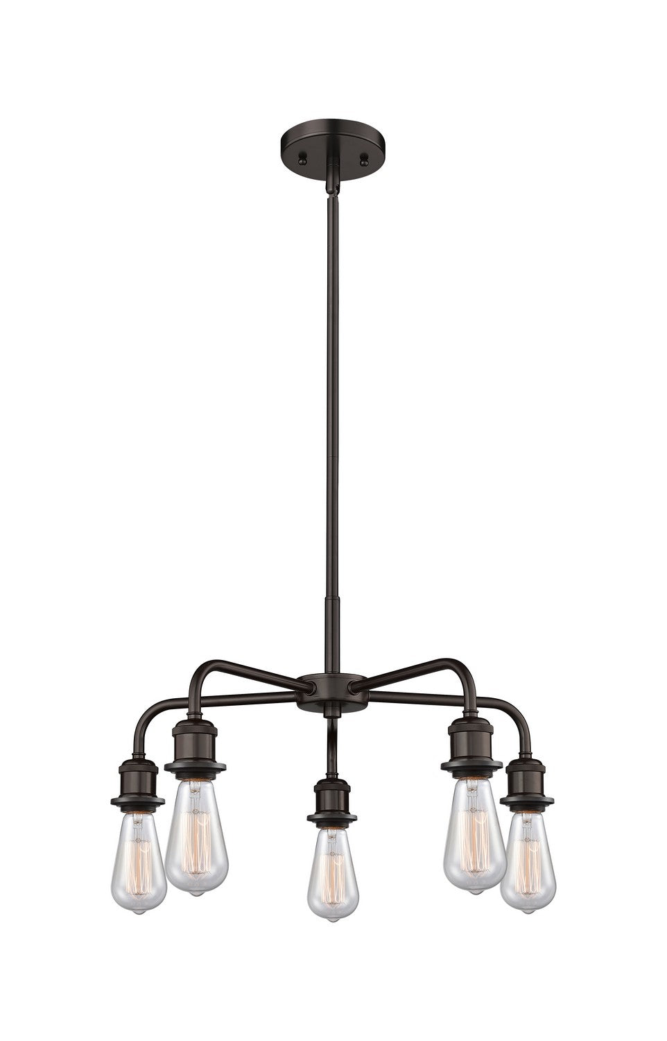 Innovations - 516-5CR-OB - Five Light Chandelier - Ballston - Oil Rubbed Bronze