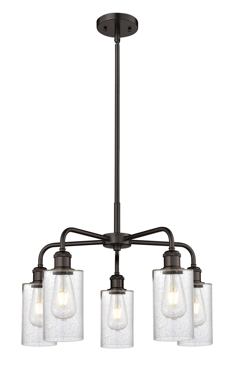 Innovations - 516-5CR-OB-G804 - Five Light Chandelier - Ballston - Oil Rubbed Bronze