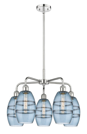 Innovations - 516-5CR-PC-G557-6BL - Five Light Chandelier - Ballston - Polished Chrome