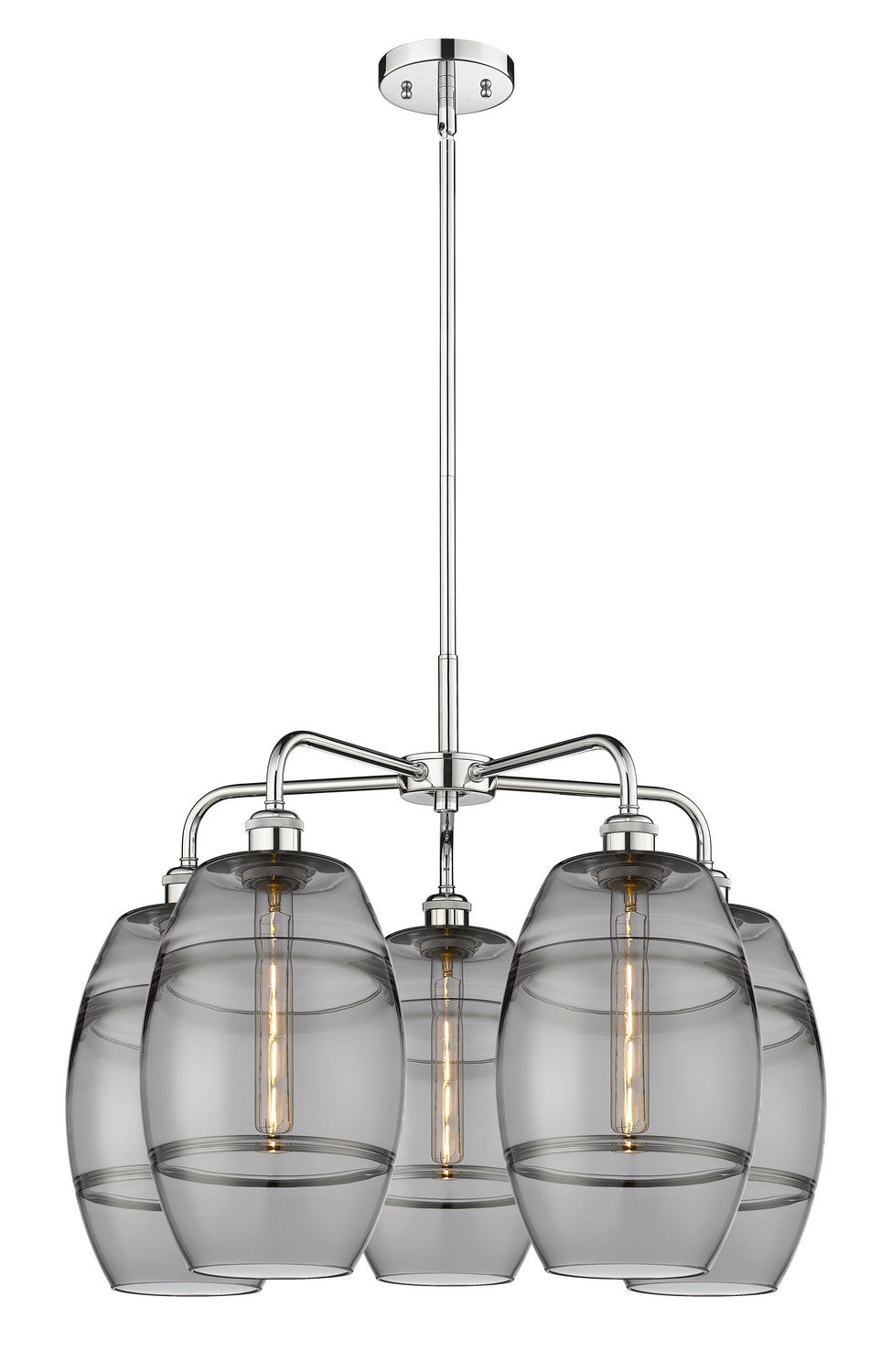 Innovations - 516-5CR-PC-G557-8SM - Five Light Chandelier - Ballston - Polished Chrome