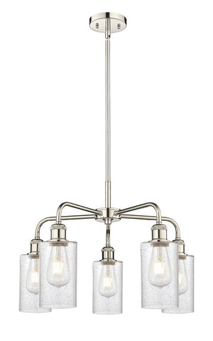 Innovations - 516-5CR-PN-G804 - Five Light Chandelier - Ballston - Polished Nickel