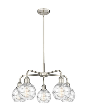 Innovations - 516-5CR-SN-G1213-6 - Five Light Chandelier - Ballston - Satin Nickel