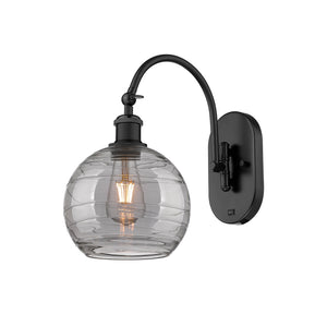 Innovations - 518-1W-BK-G1213-8SM - One Light Wall Sconce - Ballston - Matte Black