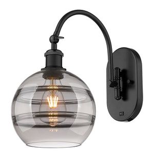 Innovations - 518-1W-BK-G556-8SM - One Light Wall Sconce - Ballston - Matte Black