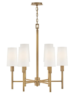 Hinkley - 46455HB - LED Chandelier - Fenwick - Heritage Brass