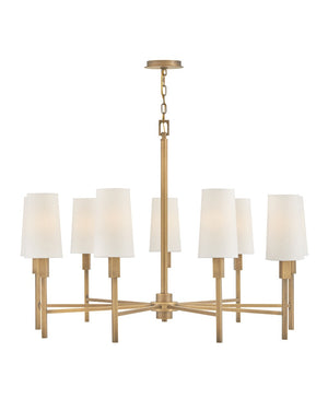 Hinkley - 46456HB - LED Chandelier - Fenwick - Heritage Brass