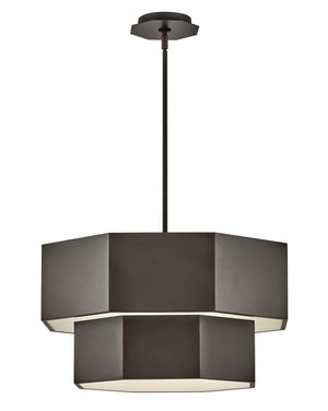 Hinkley - 46994BX - LED Convertible Chandelier - Facet - Black Oxide