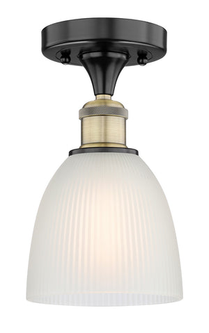 Innovations - 616-1F-BAB-G381 - One Light Flush Mount - Edison - Black Antique Brass