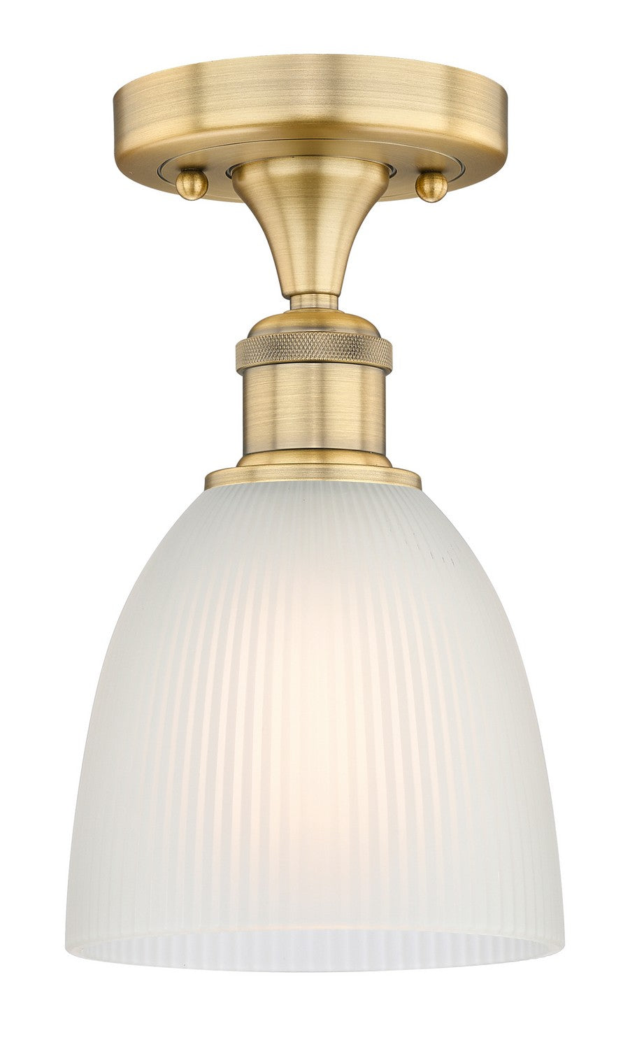 Innovations - 616-1F-BB-G381 - One Light Flush Mount - Edison - Brushed Brass