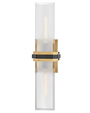 Hinkley - 50942HB-BK - LED Wall Sconce - Kipton - Heritage Brass