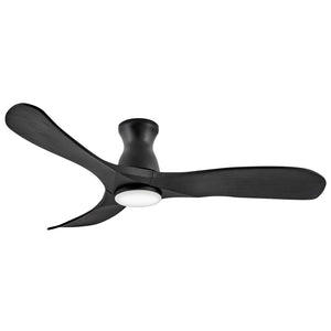 Hinkley - 903456FBB-LDD - 56"Ceiling Fan - Swell Flush Illuminated - Matte Black