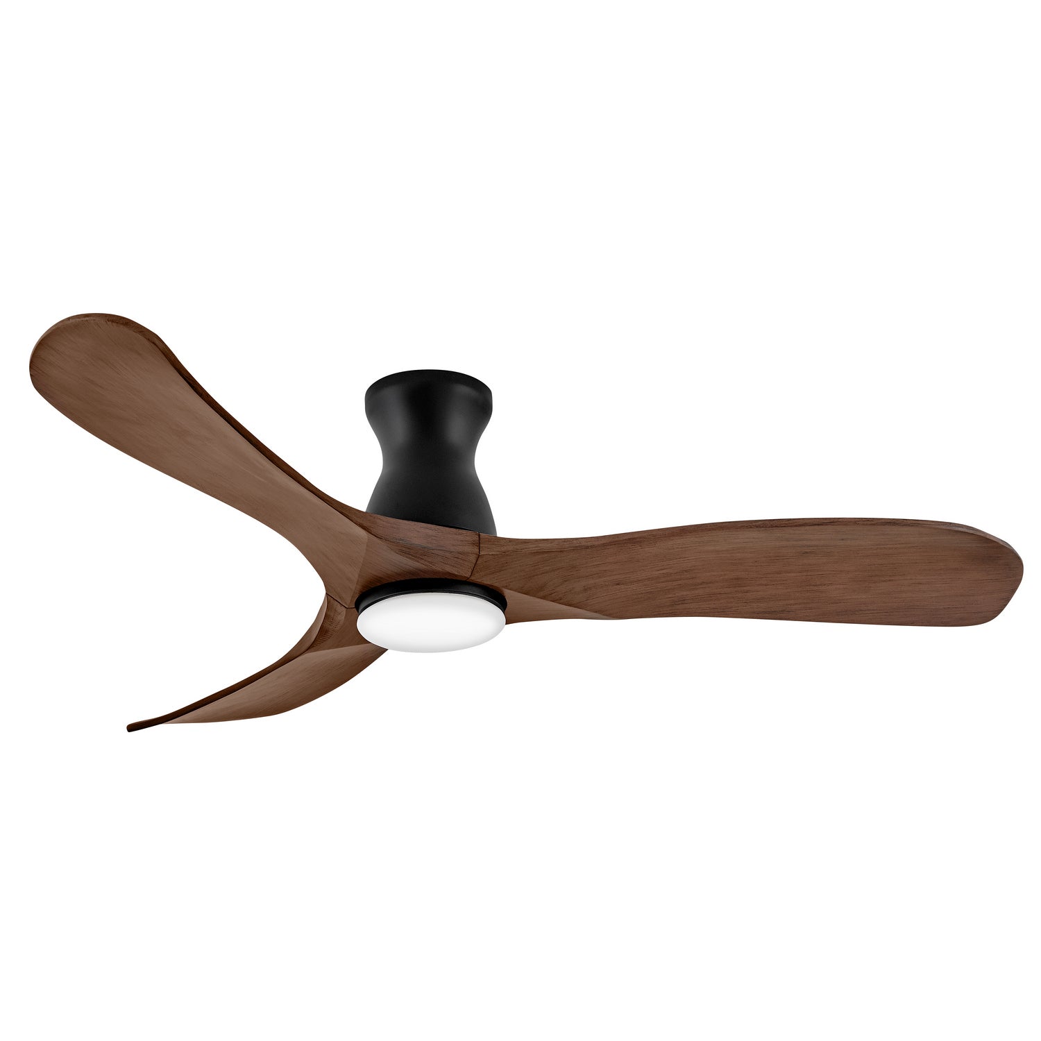 Hinkley - 903456FWB-LDD - 56"Ceiling Fan - Swell Flush Illuminated - Matte Black