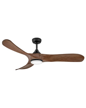 Hinkley - 903856FWB-LDD - 56"Ceiling Fan - Swell Illuminated - Matte Black