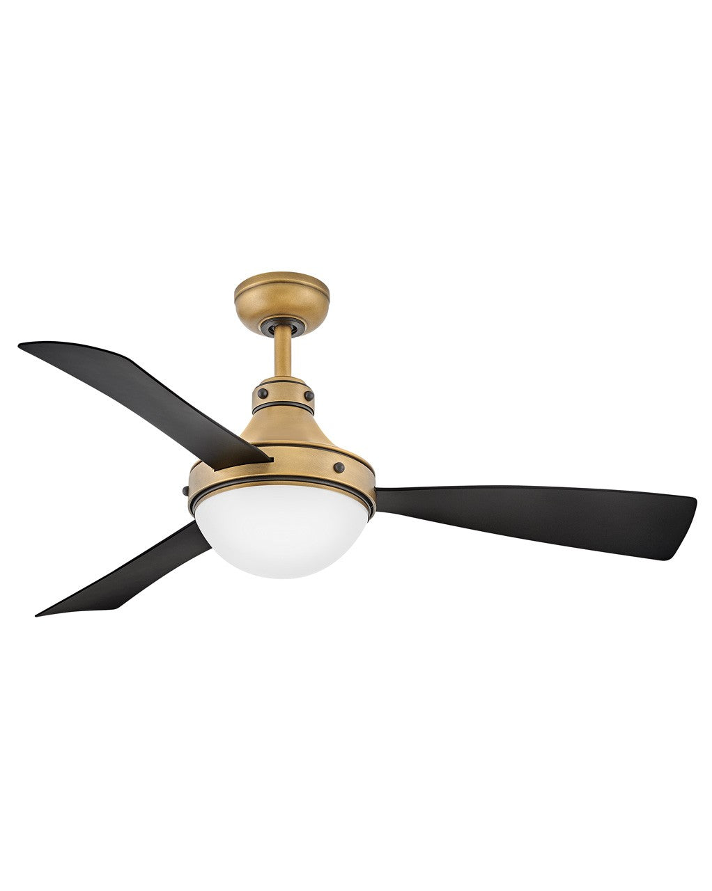 Hinkley - 905950FHB-LWD - 50" LED Smart Fan - Oliver - Heritage Brass