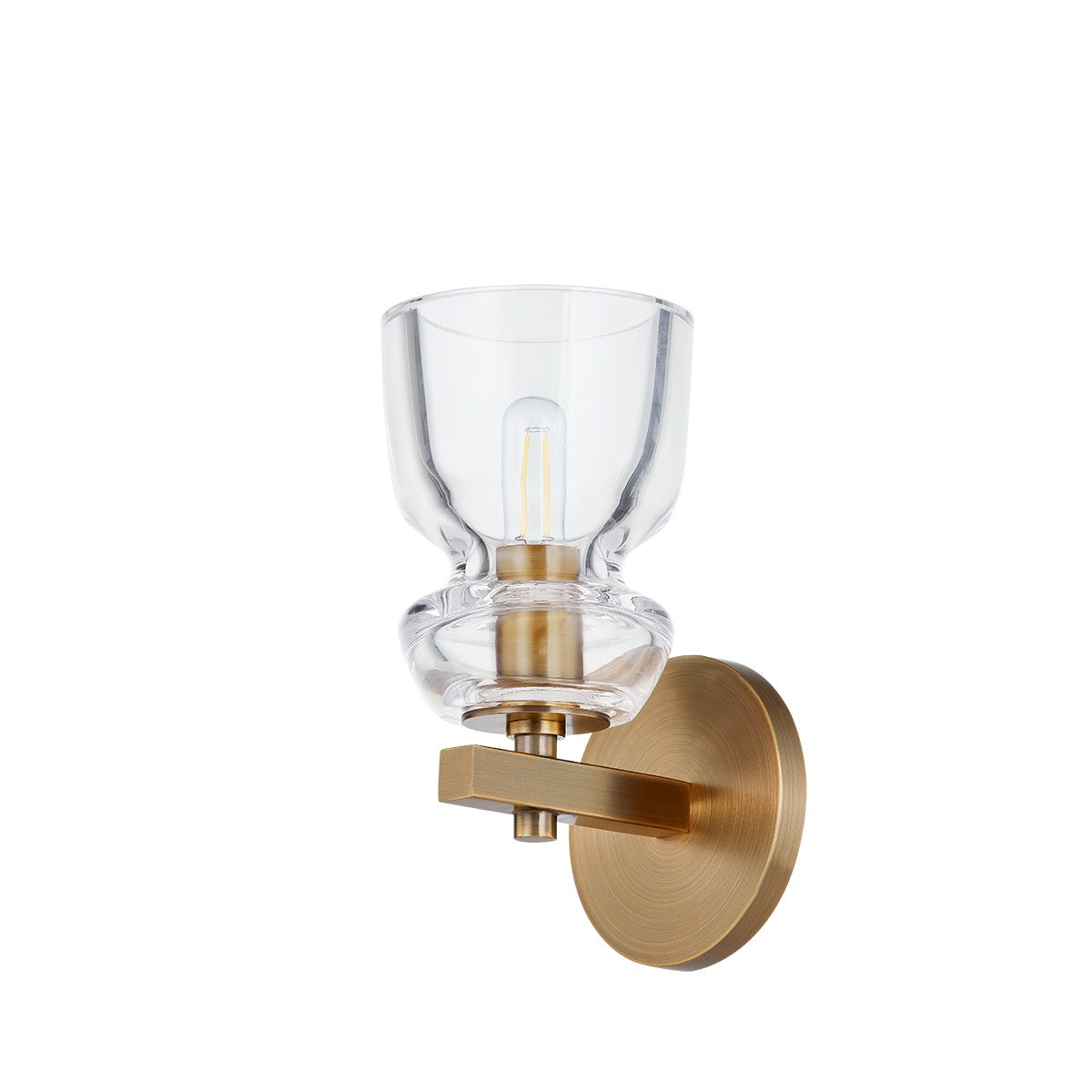 Troy Lighting - B1109-PBR - One Light Wall Sconce - Trey - Patina Brass