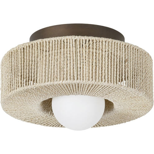 Troy Lighting - C1104-BRL - One Light Flush Mount - Coleman - Bronze Leaf