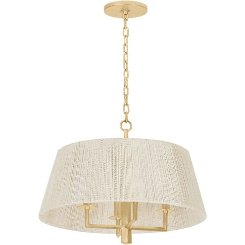 Troy Lighting - F1420-VGL - Four Light Pendant - Azar - Vintage Gold Leaf