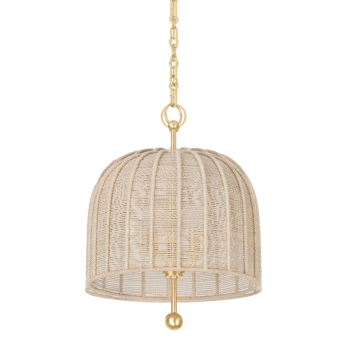 Troy Lighting - F1615-VGL - Three Light Pendant - Lonnie - Vintage Gold Leaf