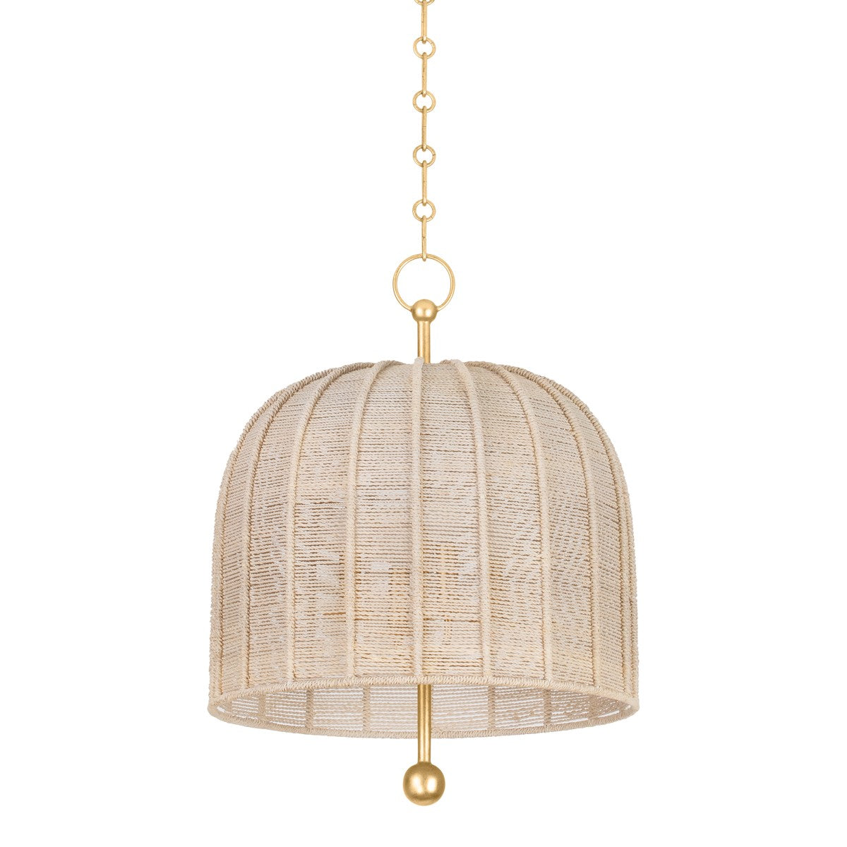 Troy Lighting - F1620-VGL - Four Light Pendant - Lonnie - Vintage Gold Leaf