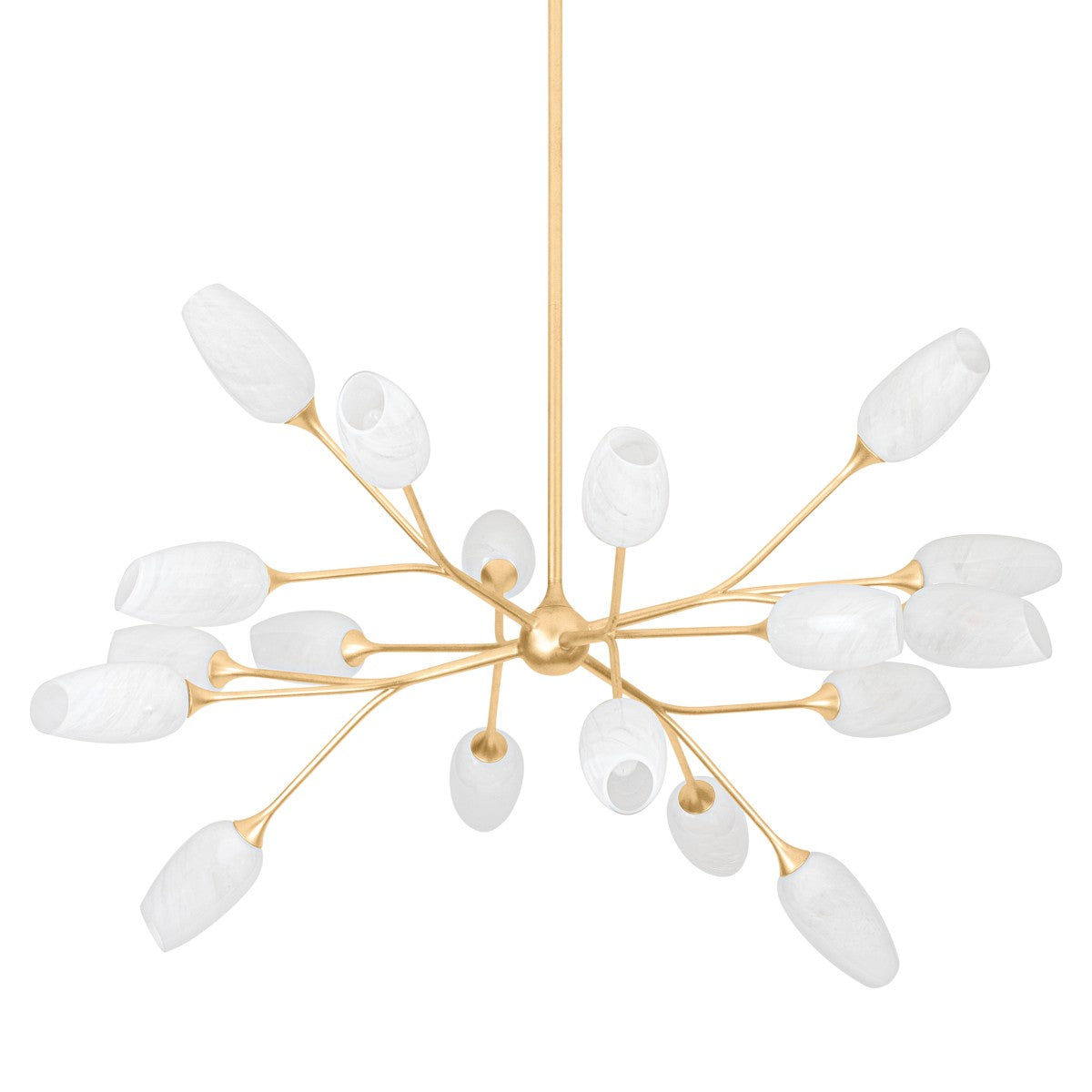 Troy Lighting - F2144-VGL - 18 Light Chandelier - Aldean - Vintage Gold Leaf