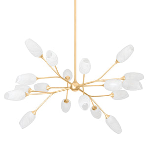 Troy Lighting - F2144-VGL - 18 Light Chandelier - Aldean - Vintage Gold Leaf