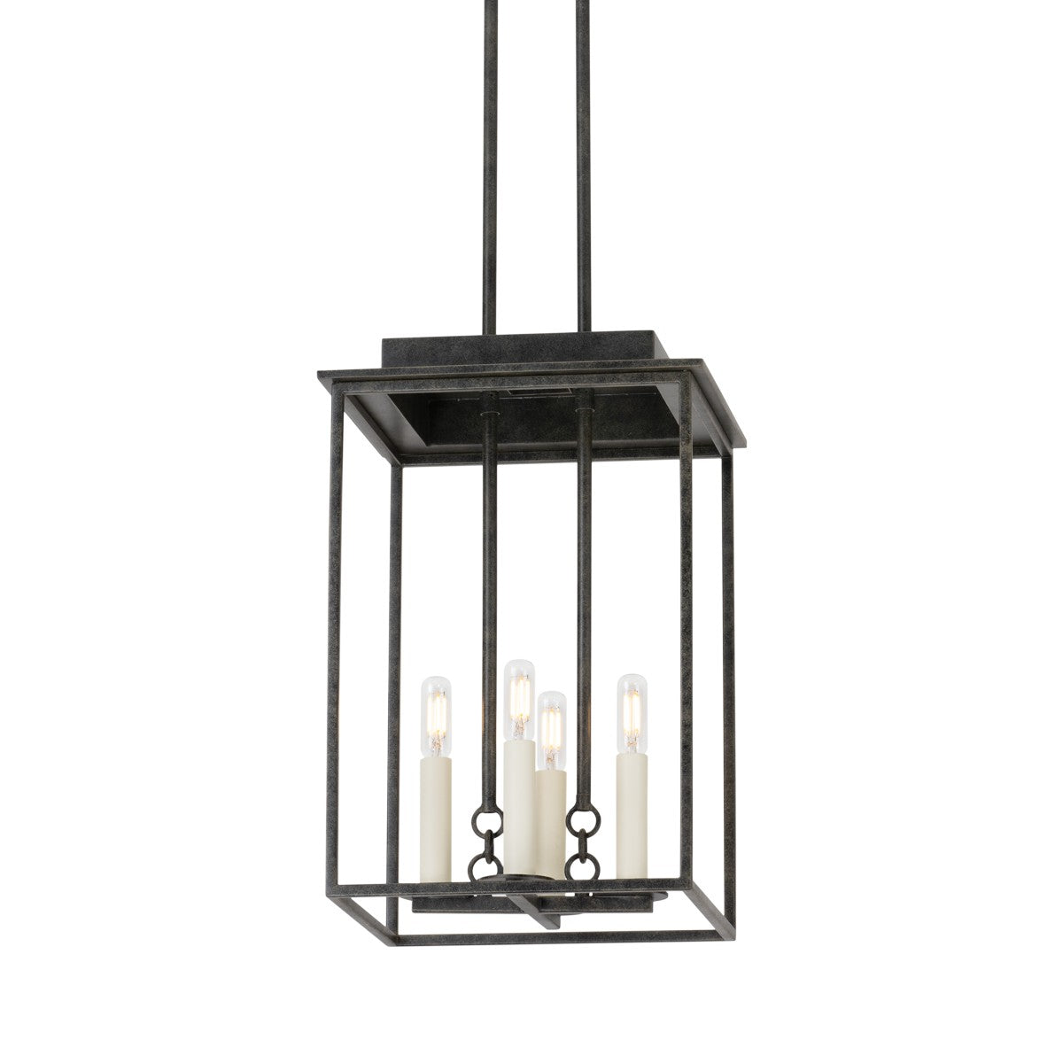 Troy Lighting - F3112-FRN - Four Light Lantern - Hart - French Iron