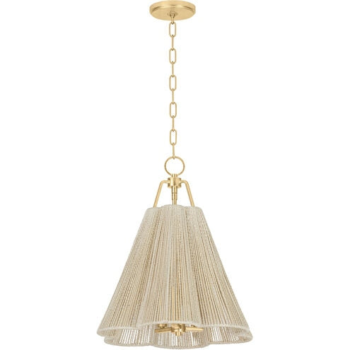 Troy Lighting - F3418-VGL - Three Light Pendant - Sonoma - Vintage Gold Leaf